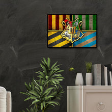 Lade das Bild in den Galerie-Viewer, Abzeichen - voller runder Diamant - 40x30cm