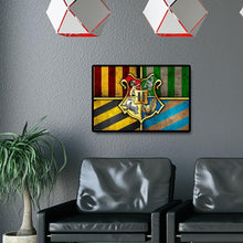 Lade das Bild in den Galerie-Viewer, Abzeichen - voller runder Diamant - 40x30cm