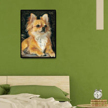 Lade das Bild in den Galerie-Viewer, Hundeperle - voller runder Diamant - 30x40cm
