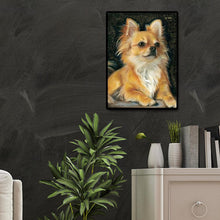 Lade das Bild in den Galerie-Viewer, Hundeperle - voller runder Diamant - 30x40cm