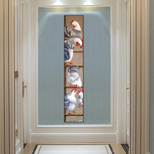 Lade das Bild in den Galerie-Viewer, Hühnertier - voller runder Diamant - 25x115cm