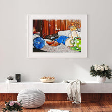 Lade das Bild in den Galerie-Viewer, Mädchen - voller runder Diamant - 40x30cm