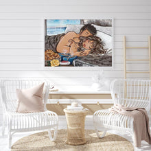 Lade das Bild in den Galerie-Viewer, Mädchen - voller runder Diamant - 40x30cm