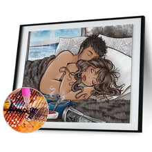 Lade das Bild in den Galerie-Viewer, Mädchen - voller runder Diamant - 40x30cm