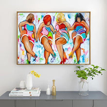 Lade das Bild in den Galerie-Viewer, Mädchen - voller runder Diamant - 40x30cm