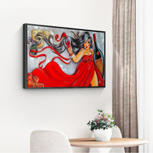 Lade das Bild in den Galerie-Viewer, Mädchen - voller runder Diamant - 40x30cm