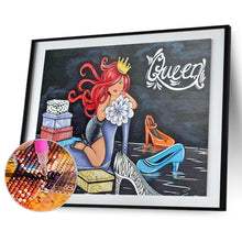 Lade das Bild in den Galerie-Viewer, Mädchen - voller runder Diamant - 40x30cm