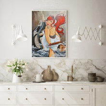 Lade das Bild in den Galerie-Viewer, Fettes Mädchen - voller runder Diamant - 30x40cm