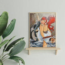 Lade das Bild in den Galerie-Viewer, Fettes Mädchen - voller runder Diamant - 30x40cm