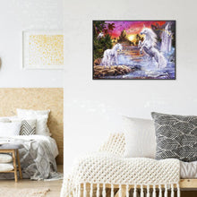 Lade das Bild in den Galerie-Viewer, Pferd - voller quadratischer Diamant - 50x40cm