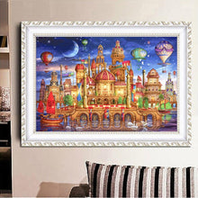 Lade das Bild in den Galerie-Viewer, Alte Burg - voller quadratischer Diamant - 50x40cm
