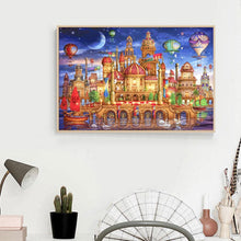 Lade das Bild in den Galerie-Viewer, Alte Burg - voller quadratischer Diamant - 50x40cm