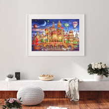 Lade das Bild in den Galerie-Viewer, Alte Burg - voller quadratischer Diamant - 50x40cm