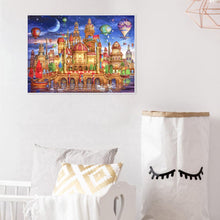 Lade das Bild in den Galerie-Viewer, Alte Burg - voller quadratischer Diamant - 50x40cm