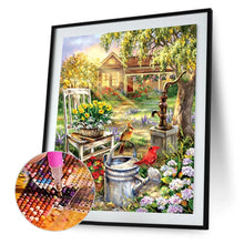 Lade das Bild in den Galerie-Viewer, Landhaus Xmas - voller quadratischer Diamant - 40x50cm