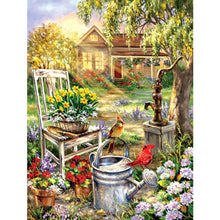 Lade das Bild in den Galerie-Viewer, Landhaus Xmas - voller quadratischer Diamant - 40x50cm