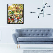 Lade das Bild in den Galerie-Viewer, Landhaus Xmas - voller quadratischer Diamant - 40x50cm