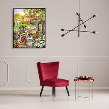 Lade das Bild in den Galerie-Viewer, Landhaus Xmas - voller quadratischer Diamant - 40x50cm