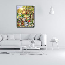 Lade das Bild in den Galerie-Viewer, Landhaus Xmas - voller quadratischer Diamant - 40x50cm