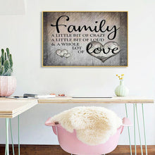Lade das Bild in den Galerie-Viewer, Familie Weihnachten - voller quadratischer Diamant - 50x40cm
