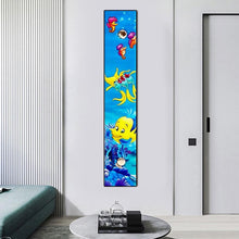 Lade das Bild in den Galerie-Viewer, Fisch und Seepferdchen Tier - voller runder Diamant - 25x115cm