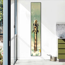 Lade das Bild in den Galerie-Viewer, Blase Giraffe Ornament - voller runder Diamant - 25x115cm