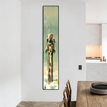 Lade das Bild in den Galerie-Viewer, Blase Giraffe Ornament - voller runder Diamant - 25x115cm