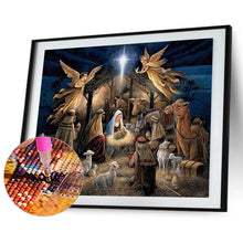 Lade das Bild in den Galerie-Viewer, Engel - voller quadratischer Diamant - 50x40cm