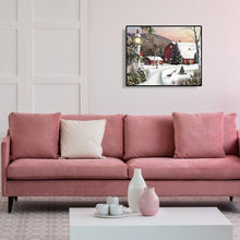 Lade das Bild in den Galerie-Viewer, Schnee für Weihnachten - voller quadratischer Diamant - 50x40cm