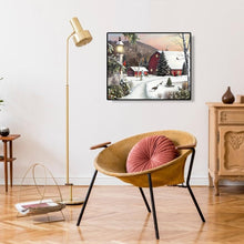 Lade das Bild in den Galerie-Viewer, Schnee für Weihnachten - voller quadratischer Diamant - 50x40cm