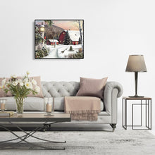 Lade das Bild in den Galerie-Viewer, Schnee für Weihnachten - voller quadratischer Diamant - 50x40cm