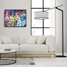 Lade das Bild in den Galerie-Viewer, Prinzessin - voller quadratischer Diamant - 50x40cm