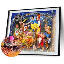 Lade das Bild in den Galerie-Viewer, Prinzessin - voller quadratischer Diamant - 50x40cm