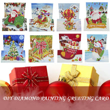 Lade das Bild in den Galerie-Viewer, 8pcs/Set-Christmas-Diamond Grußkarten