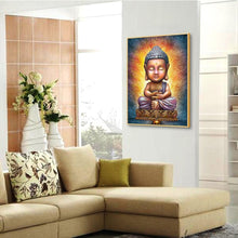 Lade das Bild in den Galerie-Viewer, Buddha - voller runder Diamant - 30x40cm
