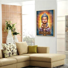Lade das Bild in den Galerie-Viewer, Buddha - voller runder Diamant - 30x40cm