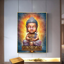 Lade das Bild in den Galerie-Viewer, Buddha - voller runder Diamant - 30x40cm