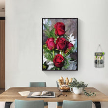 Lade das Bild in den Galerie-Viewer, Blumen-Set - voller runder Diamant - 30x40cm