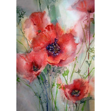 Lade das Bild in den Galerie-Viewer, Blumen-Set - voller runder Diamant - 30x40cm