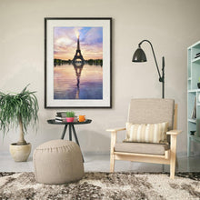 Lade das Bild in den Galerie-Viewer, Eisenturm - voller runder Diamant - 30x40cm