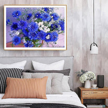 Lade das Bild in den Galerie-Viewer, Blumen - voller runder Diamant - 40x30cm