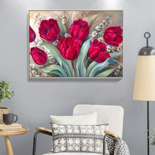 Lade das Bild in den Galerie-Viewer, Blumen - voller runder Diamant - 40x30cm