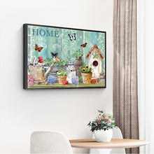 Lade das Bild in den Galerie-Viewer, Gartenarbeit - voller runder Diamant - 40x30cm