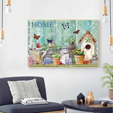 Lade das Bild in den Galerie-Viewer, Gartenarbeit - voller runder Diamant - 40x30cm