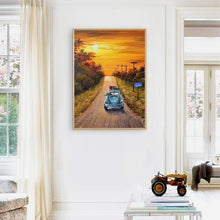 Lade das Bild in den Galerie-Viewer, Fahrenauto-Set - voller runder Diamant - 30x40cm