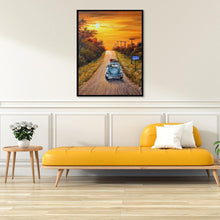 Lade das Bild in den Galerie-Viewer, Fahrenauto-Set - voller runder Diamant - 30x40cm