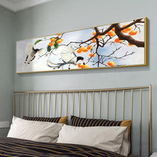 Lade das Bild in den Galerie-Viewer, Zweig Vogel - voller runder Diamant - 80x30cm