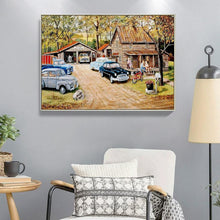 Lade das Bild in den Galerie-Viewer, Auto - voller runder Diamant - 40x30cm