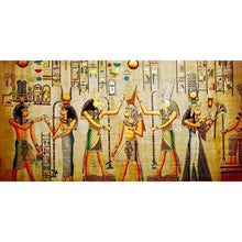 Lade das Bild in den Galerie-Viewer, Ägypten Leben - voller runder Diamant - 100x50cm