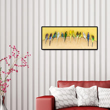 Lade das Bild in den Galerie-Viewer, Vogel - voller runder Diamant - 80x30cm